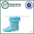 bottes de pluie de talon la cheville garçon PVC wedge / C-705